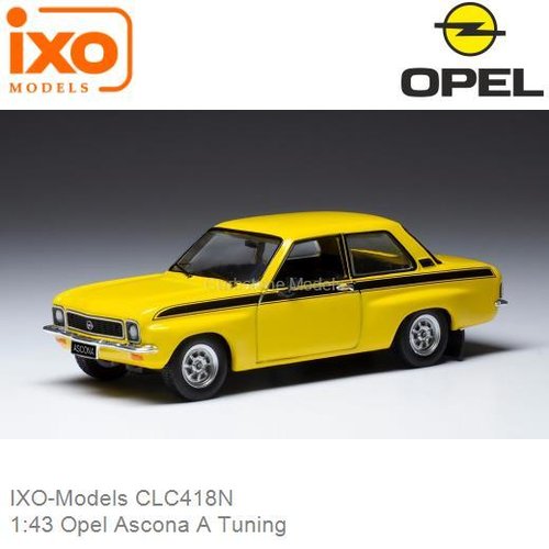 1:43 Opel Ascona A Tuning (IXO-Models CLC418N)