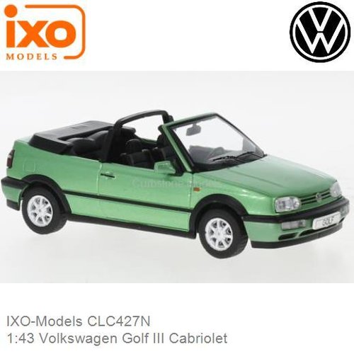 1:43 Volkswagen Golf III Cabriolet (IXO-Models CLC427N)