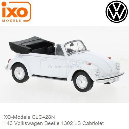 1:43 Volkswagen Beetle 1302 LS Cabriolet (IXO-Models CLC428N)