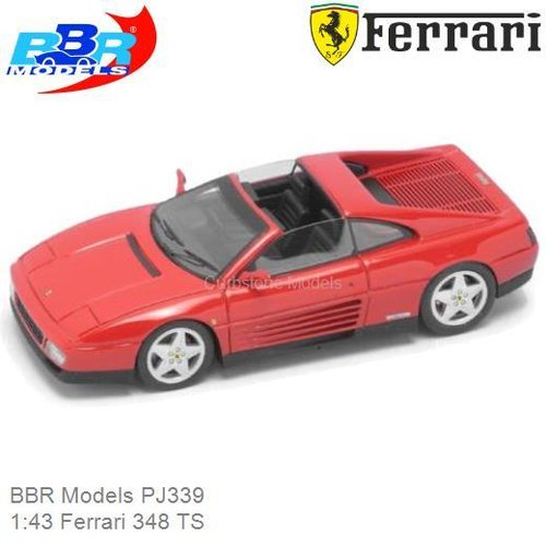 Bouwpakket 1:43 Ferrari 348 TS (BBR Models PJ339)