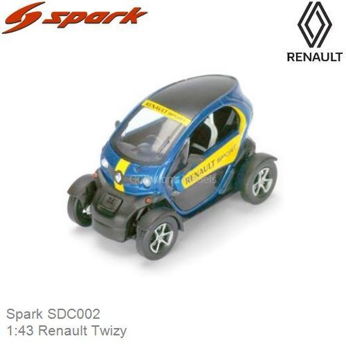 Modelauto 1:43 Renault Twizy (Spark SDC002)