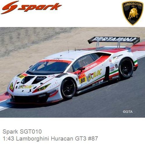 PRE-ORDER 1:43 Lamborghini Huracan GT3 #87 | Takashi Kogure (Spark SGT010)