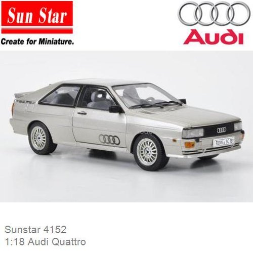 PRE-ORDER 1:18 Audi Quattro (Sunstar 4152)