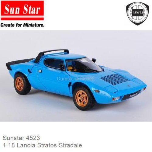 PRE-ORDER 1:18 Lancia Stratos Stradale (Sunstar 4523)
