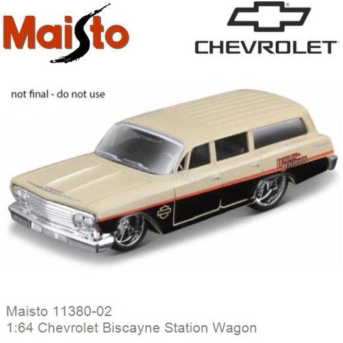PRE-ORDER 1:64 Chevrolet Biscayne Station Wagon (Maisto 11380-02)
