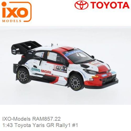 PRE-ORDER 1:43 Toyota Yaris GR Rally1 #1 | Sébastien Ogier (IXO-Models RAM857.22)