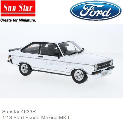 PRE-ORDER 1:18 Ford Escort Mexico MK.II (Sunstar 4633R)