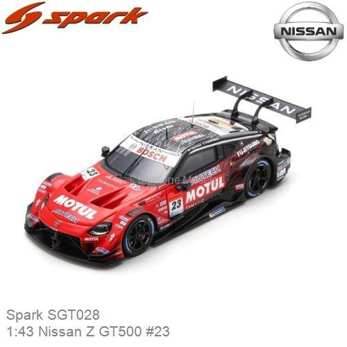 PRE-ORDER 1:43 Nissan Z GT500 #23 | Ronnie Quintarelli (Spark SGT028)