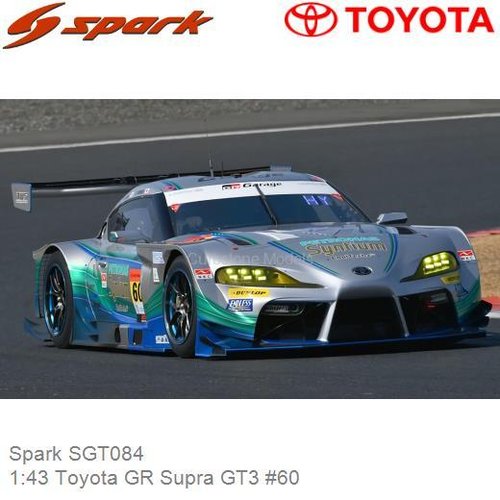 PRE-ORDER 1:43 Toyota GR Supra GT3 #60 | Hiroki Yoshimoto (Spark SGT084)
