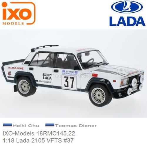 PRE-ORDER 1:18 Lada 2105 VFTS #37 (IXO-Models 18RMC145.22)