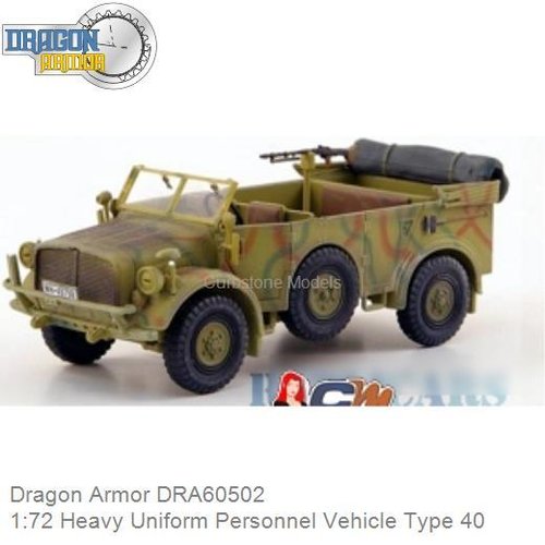 1:72 Heavy Uniform Personnel Vehicle Type 40 (Dragon Armor DRA60502)
