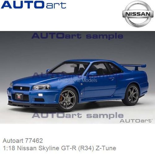 PRE-ORDER 1:18 Nissan Skyline GT-R (R34) Z-Tune (Autoart 77462)