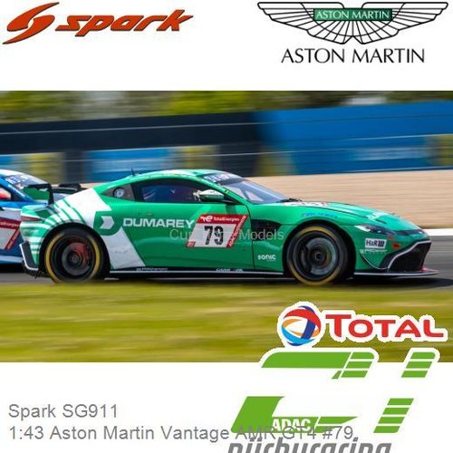 PRE-ORDER 1:43 Aston Martin Vantage AMR GT4 #79 | Guillaume Dumarey (Spark SG911)