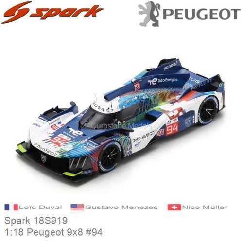 PRE-ORDER 1:18 Peugeot 9x8 #94 (Spark 18S919)