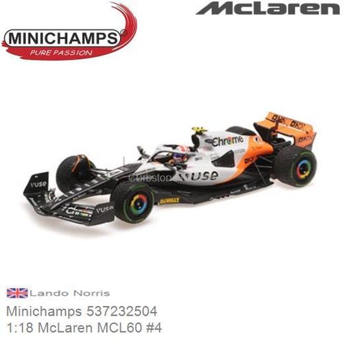 PRE-ORDER 1:18 McLaren MCL60 #4 | Lando Norris (Minichamps 537232504)