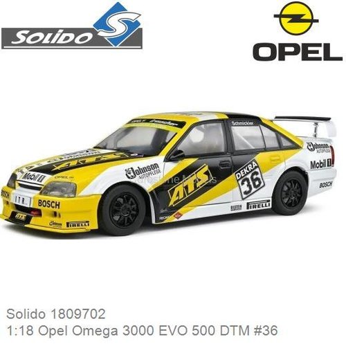 PRE-ORDER 1:18 Opel Omega 3000 EVO 500 DTM #36 | Franz Engstler (Solido 1809702)