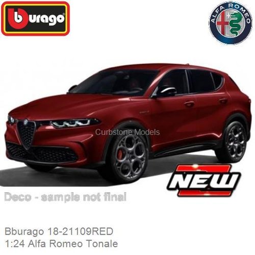 PRE-ORDER 1:24 Alfa Romeo Tonale (Bburago 18-21109RED)