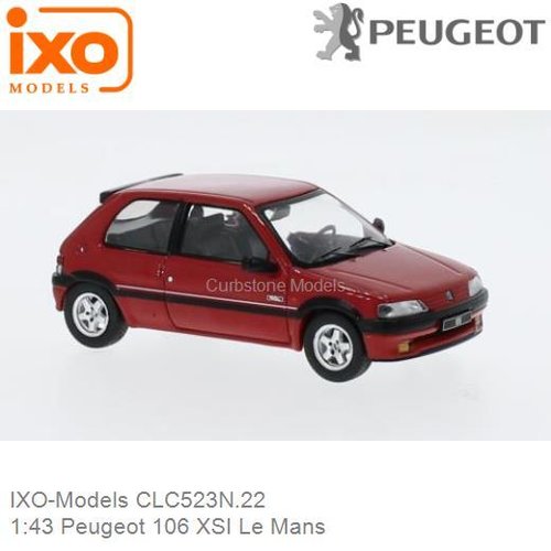 1:43 Peugeot 106 XSI Le Mans (IXO-Models CLC523N.22)