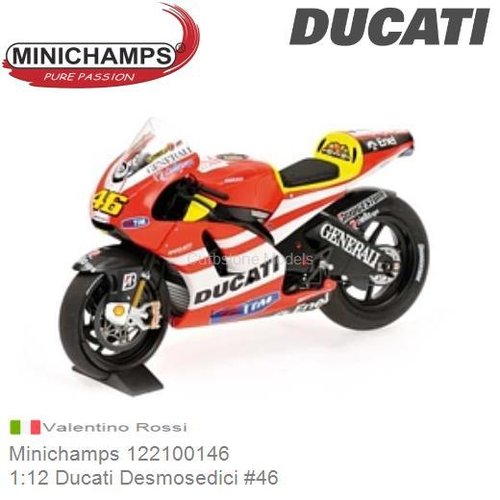 1:12 Ducati Desmosedici #46 | Valentino Rossi (Minichamps 122100146)