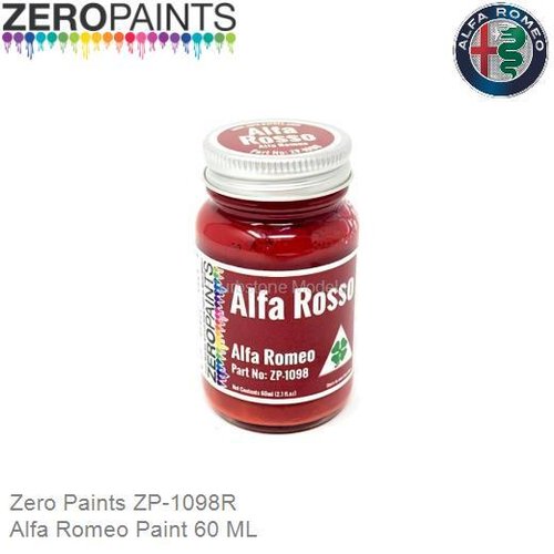Alfa Romeo Paint 60 ML (Zero Paints ZP-1098R)