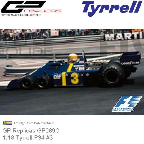 PRE-ORDER 1:18 Tyrrell P34 #3 | Jody Scheckter (GP Replicas GP089C)