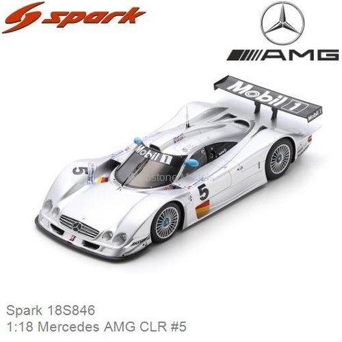 PRE-ORDER 1:18 Mercedes AMG CLR #5 (Spark 18S846)
