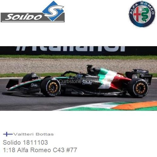 PRE-ORDER 1:18 Alfa Romeo C43 #77 (Solido 1811103)