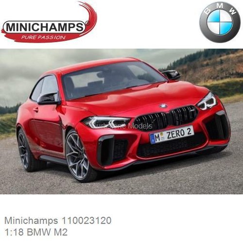 PRE-ORDER 1:18 BMW M2 (Minichamps 110023120)