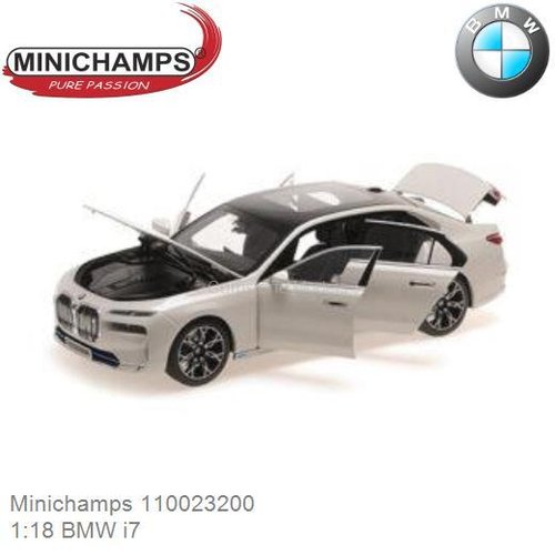 PRE-ORDER 1:18 BMW i7 (Minichamps 110023200)