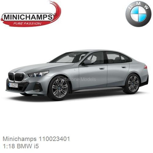 PRE-ORDER 1:18 BMW i5 (Minichamps 110023401)