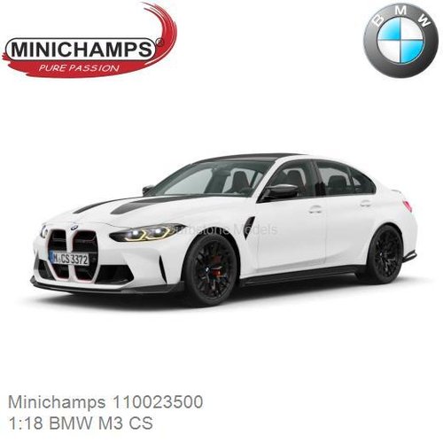 PRE-ORDER 1:18 BMW M3 CS (Minichamps 110023500)