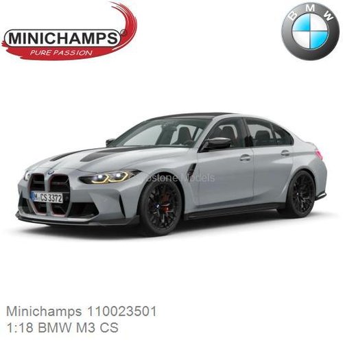 PRE-ORDER 1:18 BMW M3 CS (Minichamps 110023501)