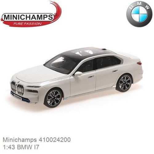 PRE-ORDER 1:43 BMW I7 (Minichamps 410024200)