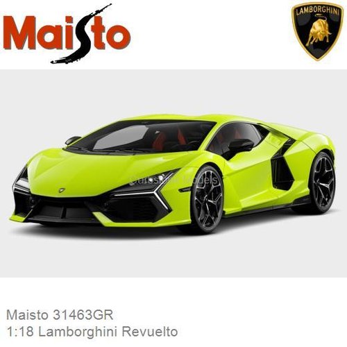 PRE-ORDER 1:18 Lamborghini Revuelto (Maisto 31463GR)